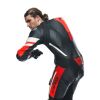 Dainese MISANO 3 PERF D-AIR Racing 1PC závodní kombinéza černá/fluo-červená vel.58